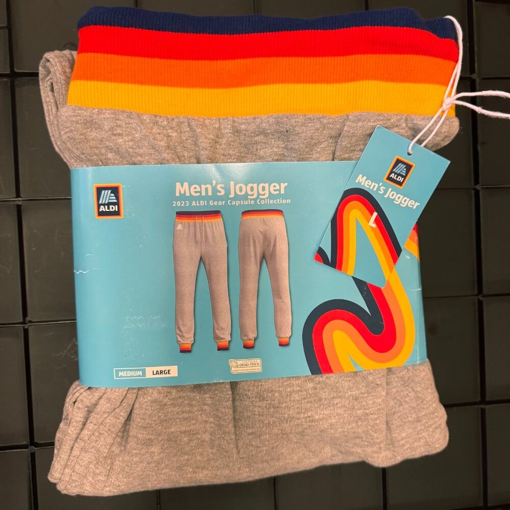 NWT Aldi Large Men's Jogger pants 2023 Capsule collection